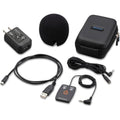 Zoom SPH-2N recorder accessory with microphone holder and mounting clip for portable audio recording.