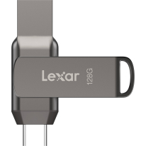 Lexar JumpDrive Dual Drive D400 128GB (USB 3.1) (2-in-1 Flash Drive)