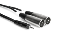 Hosa CYX-403M 3.5mm TRS - Dual XLR-Male Laidas 3m